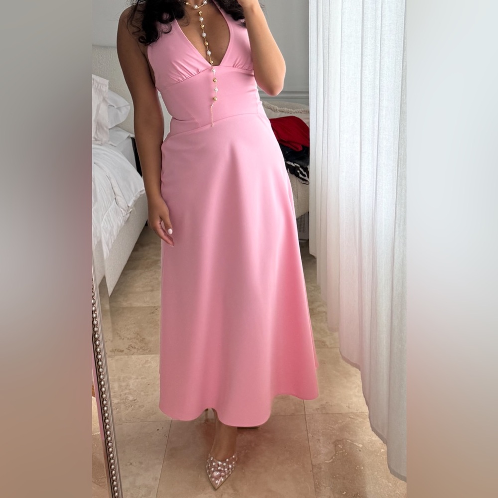 Midi Halter Dress
